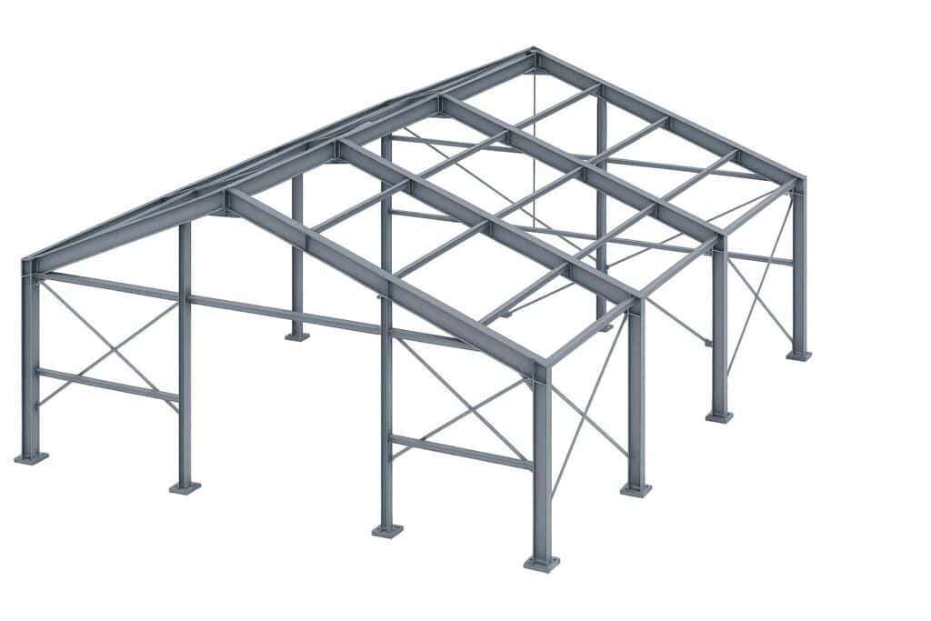 Tecmet harjakattorakenne.